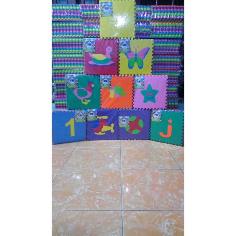 puzzle anak matras anak matras lantai puzzel 30cm