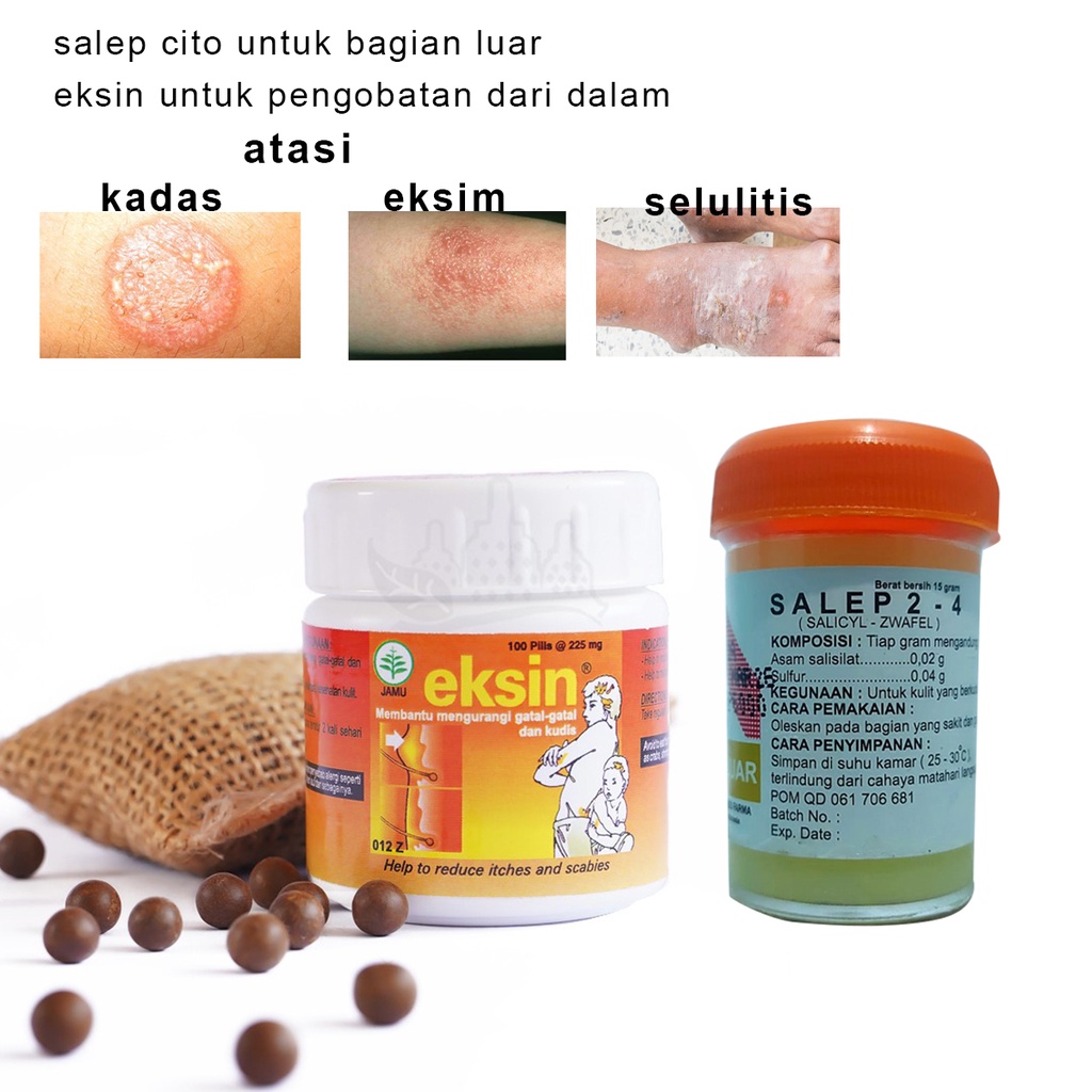 Jual Obat Gatal Luar Dalam Paket Eksim Kurap Jamur Kadas Kudis Koreng Paket Oles Dan Di Minum