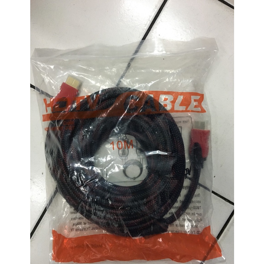 Kabel HDMI 10m Serat / Kabel HDMI to HDMI 10m / Kabel HDMI jaring10 meter