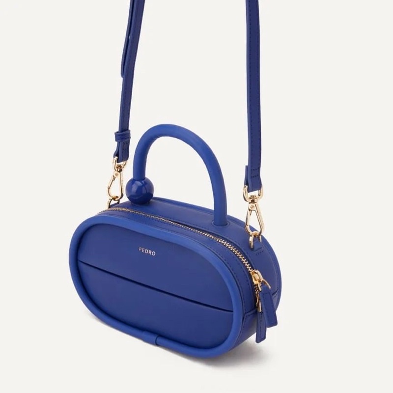 P Mini Oval Shoulder Bag