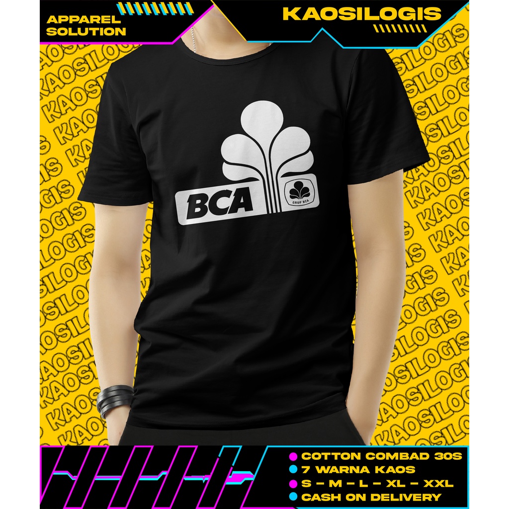 Kaos Logo Bank BCA v2 - Kaosilogis