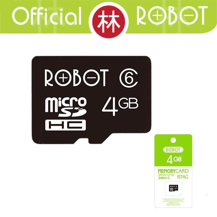 Robot RT4G Memory Card 4GB Class 6 TF Card Chip