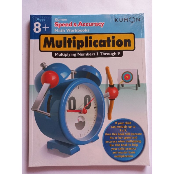 Buku KUMON Matematika perkalian ORI kelas 2 3 4 5 6