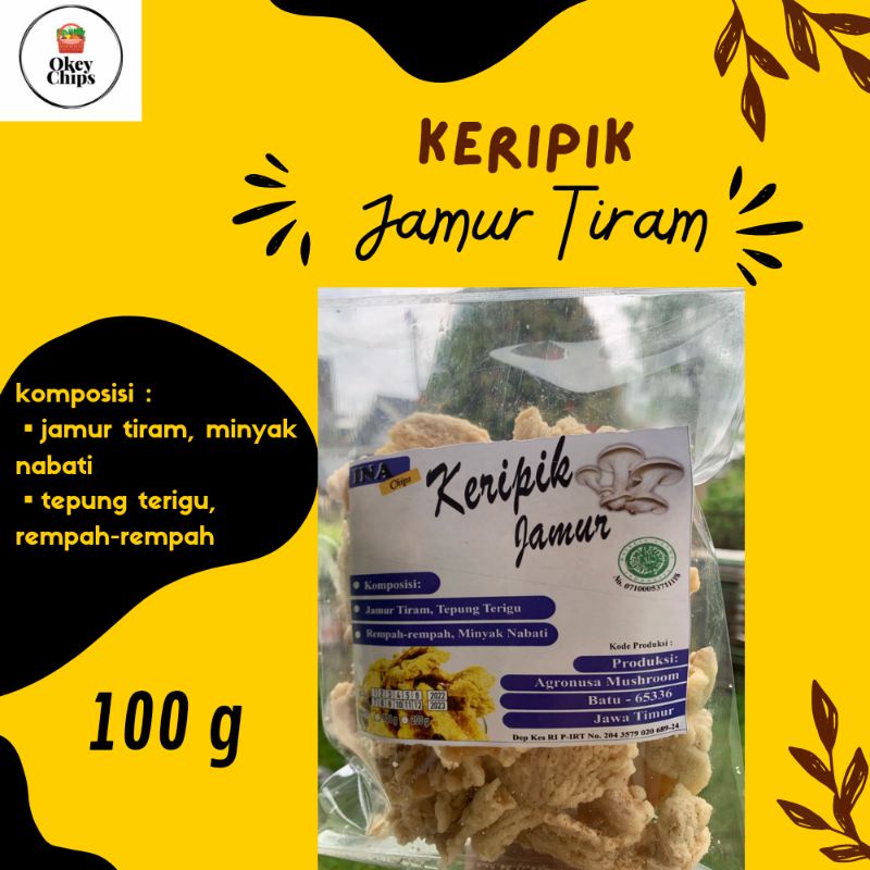 

Keripik Jamur Tiram 100 g