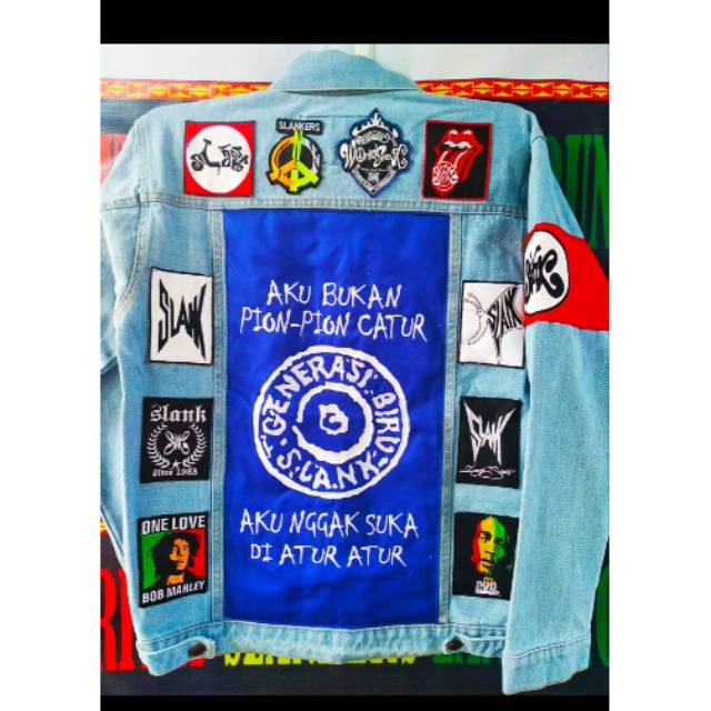 (bisa COD) Jaket jeans slank GENBI