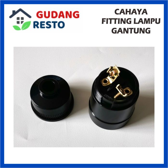 FITTING LAMPU GANTUNG CAFE E27 CAHAYA SC 401 / SC 411 PUTIH / HITAM SC401 / SC411 MURAH BAGUS