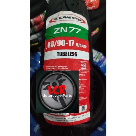[𝗔𝗦𝗟𝗜 𝟭𝟬𝟬%] Ban Luar Tubeless 80/90 - 17 Zeneos IRC 275-17 Belakang Ban Tubles 80 90 17 Ring 17 Ban 