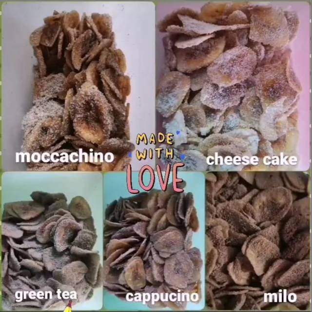 

Keripik Pisang banyak varian rasa