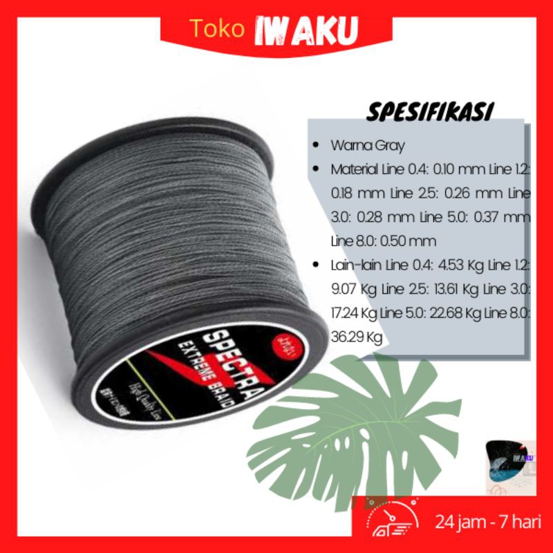 PROMO TERBATAS. SENAR PANCING PE 4X BRAIDED 300M-500M SENAR PE PANCING SENAR