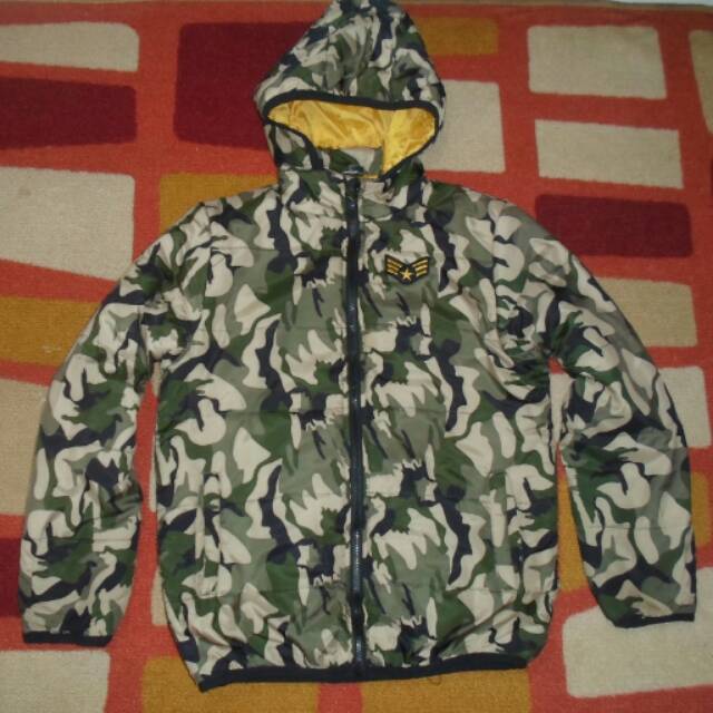 Down Jaket Camo