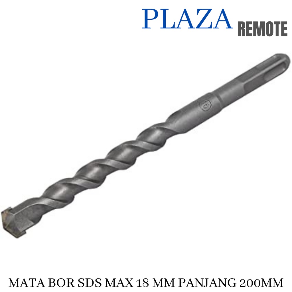 SDS MAX MATA BOR TEMBOK 18 MM BETON HAMMER DRILL PANJANG 200 MM