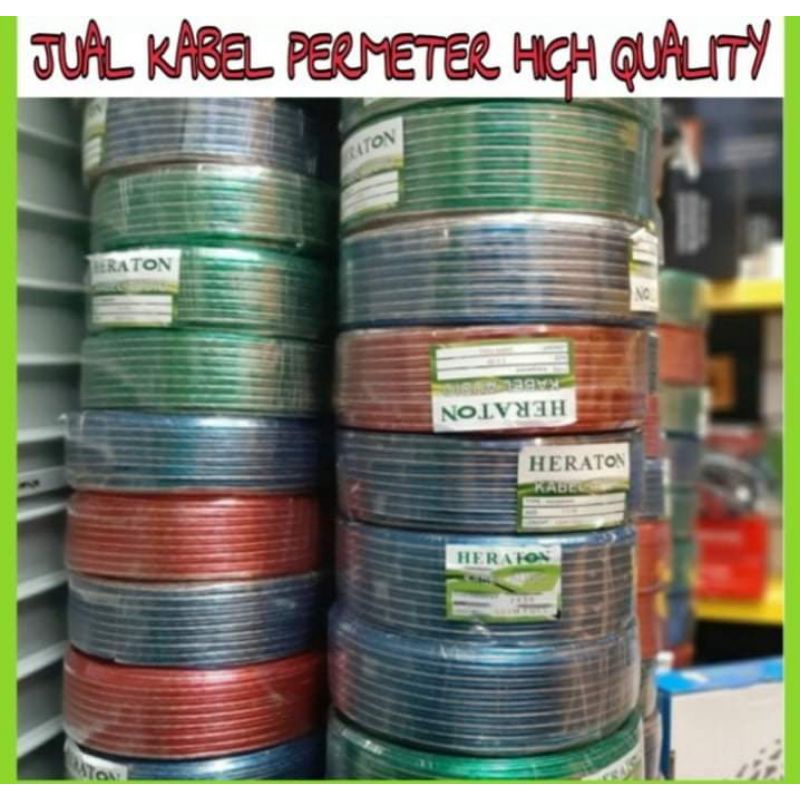 Kabel permeter 2x30 kabel listrik atau kabel audio transparan