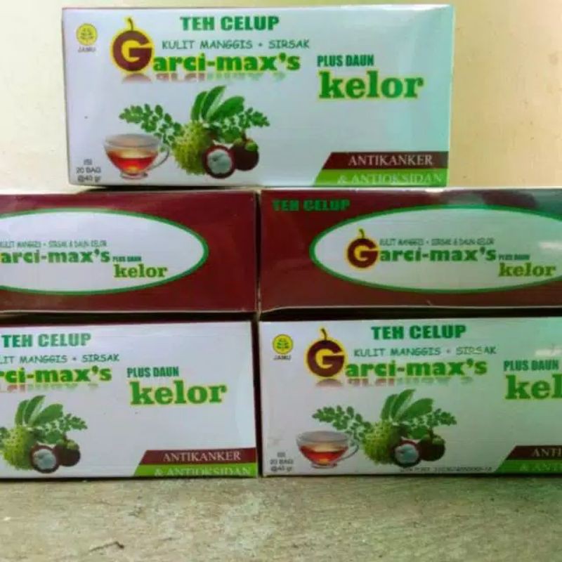 

TEH CELUP GARCY MAX'S KULIT MANGGIS+SIRSAK+KELOR ANTIKANKER ANTIOKSIDAN TINGGI