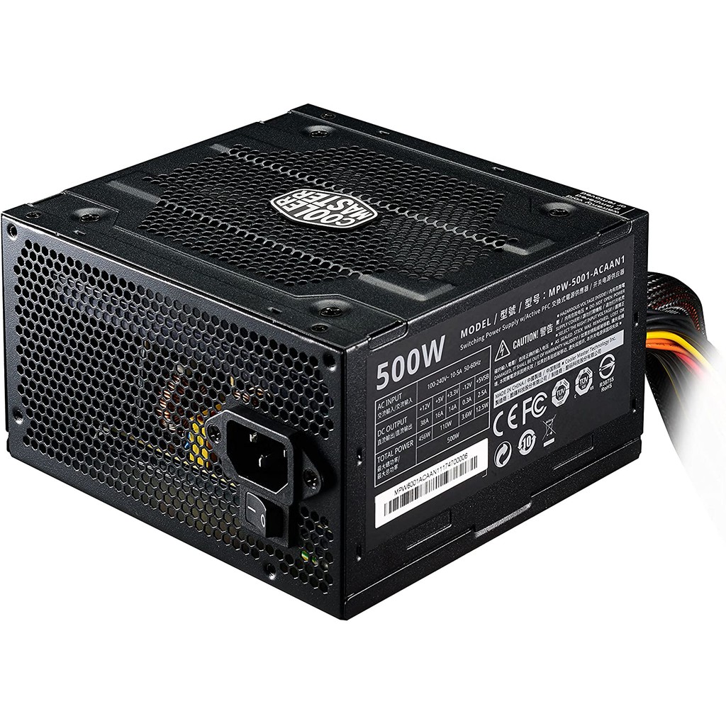 COOLER MASTER POWER SUPPLY 500 WATT V4500 COOLER MASTER ELITE V4 500