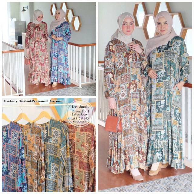 Hera Jumbo Dress-Gamis Jumbo-Gamis Busui