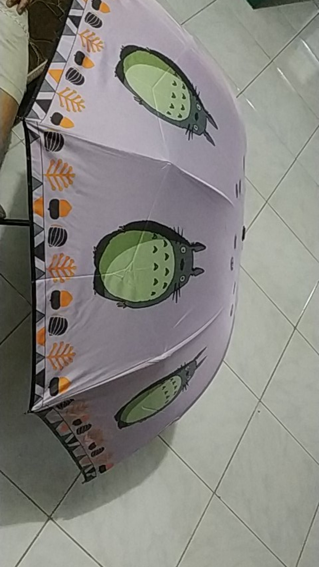 Tepbrella Payung Lipat 3 Mangkok Nagoya Totoro Kawaii