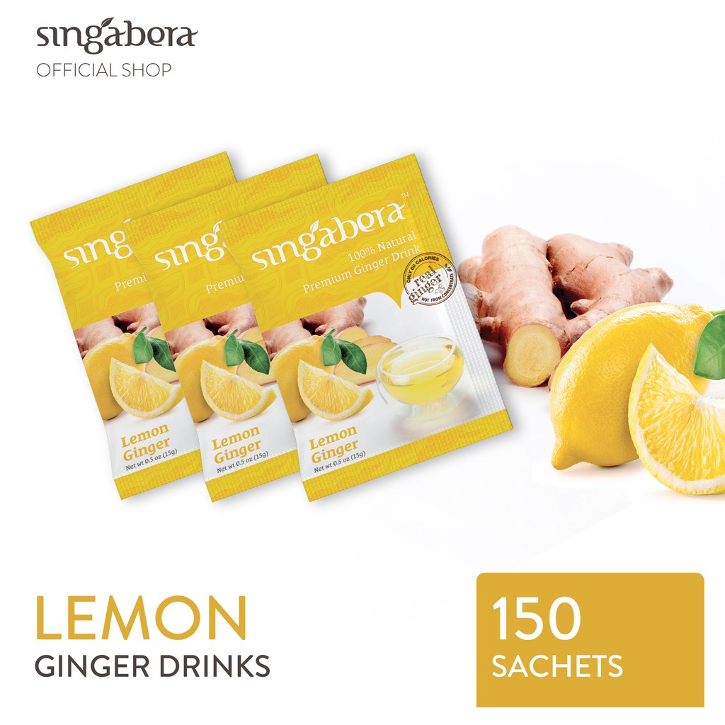 

Singabera Lemon Ginger Premix (Jahe Lemon) - 150 sachet