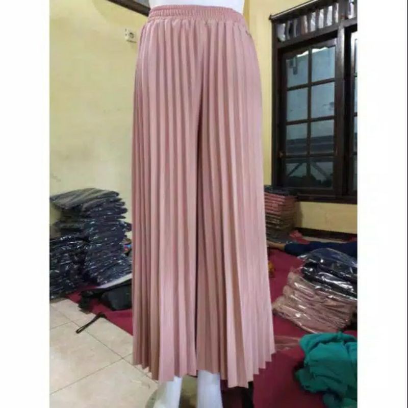 kulot rok plisket premium