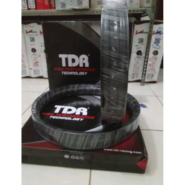 VELG TDR BLACK TDR ALLOY RIM W SHAPE 185 215 RING 17