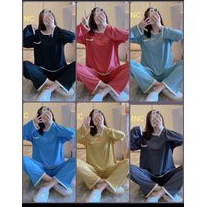 Baju tidur set pp polos MNC import