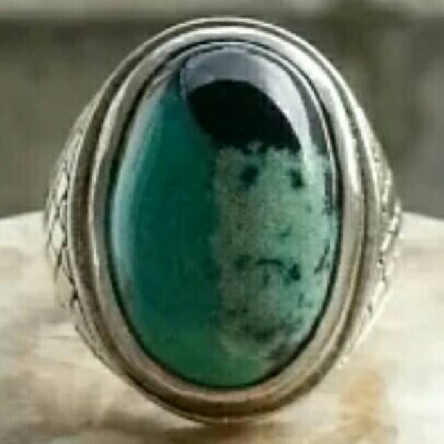 Cincin Batu Akik Bacan Palamea