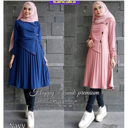 TERBARU   tunik import bangkok plisket termurah plisket iymel oclo mayoutfit