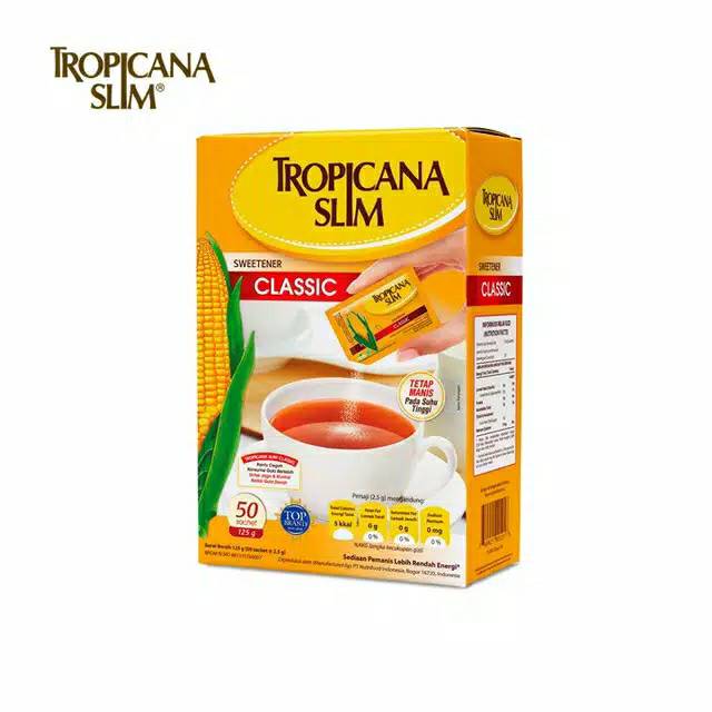 

Tropicana Slim Sweetener Classic isi 50 - Gula Tropicana Slim Murah