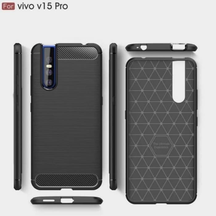 Promo Silicon Case Carbon Soft case ViVo V15 Pro Kondom