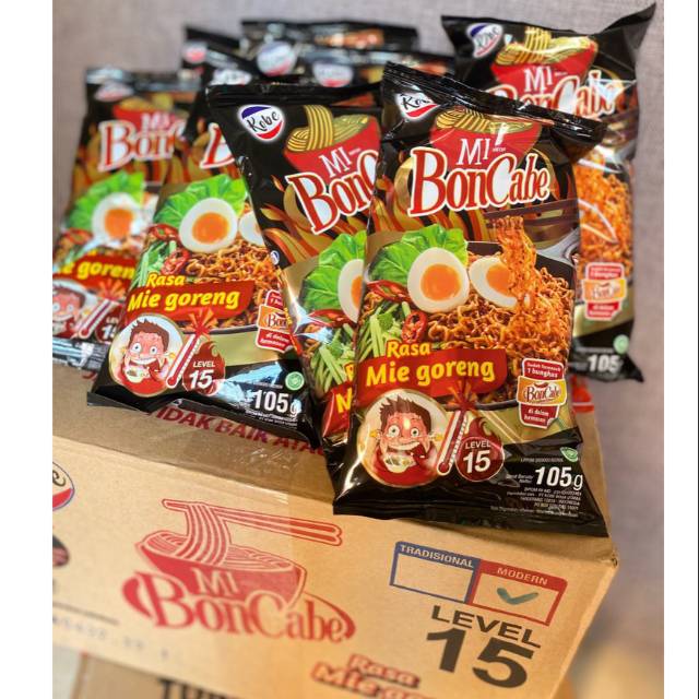 

MIE BONCABE LEVEL 15 Kemasan Jumbo 105gr Murah