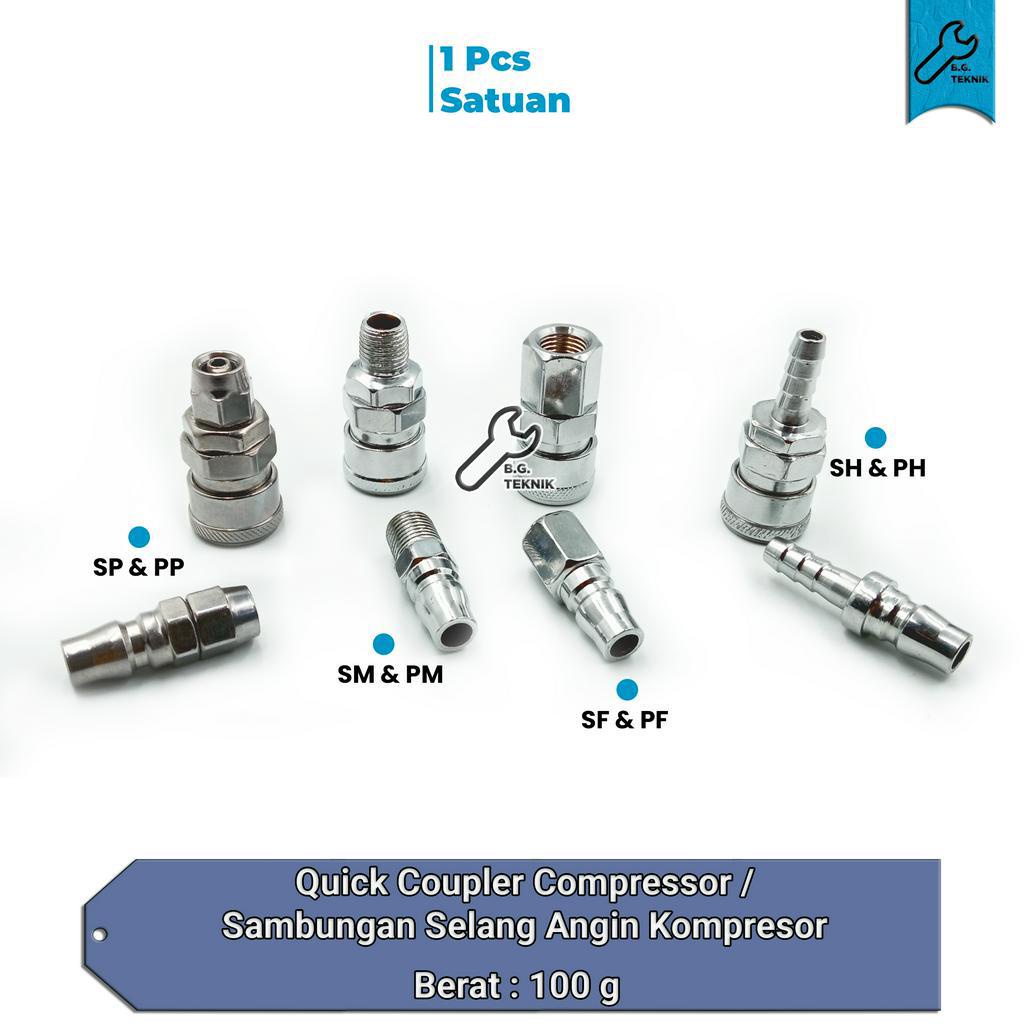 Quick Coupler Compressor /  Sambungan Selang Angin Kompresor