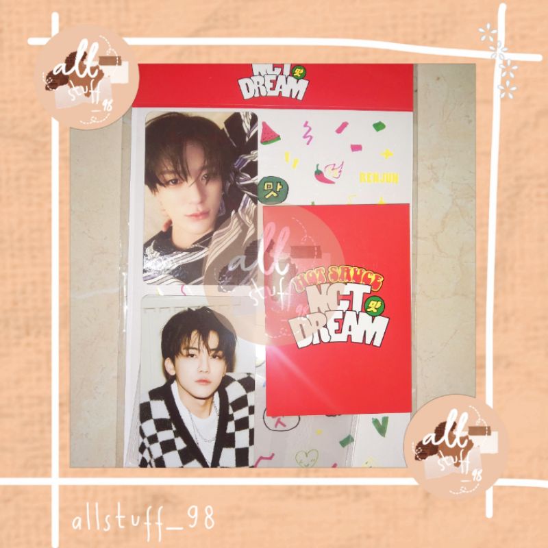 Unsealed Photo Deco Hot Sauce Pc Selca Jeno + Concept Jaemin