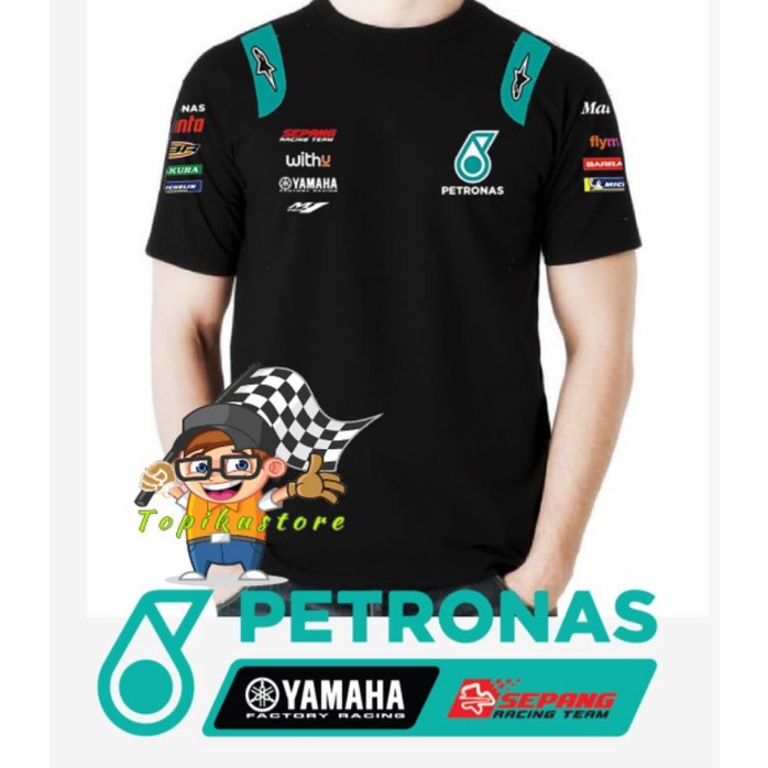 Kaos Distro / Racing / Rasing / Recing / Resing YAMAHA PETRONAS