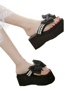 SENDAL WEDGES/SENDAL WANITA/ Ib04 spon permata