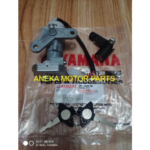 KUNCI KONTAK SET MIO SOUL PLUS KUNCI JOK ANEKA MOTOR ANEKA MOTOR