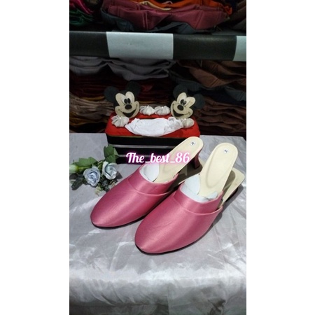 Slop pengantin polosan/Sepatu pengantin