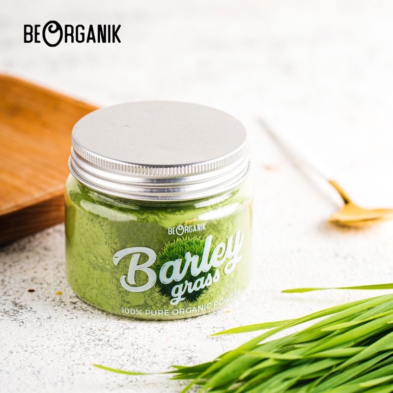 

RUMPUT BARLEY BUBUK / BUBUK RUMPUT BARLEY / BARLEY BUBUK / BARLEY GRASS POWDER / RUMPUT BARLEY / BEORGANIK