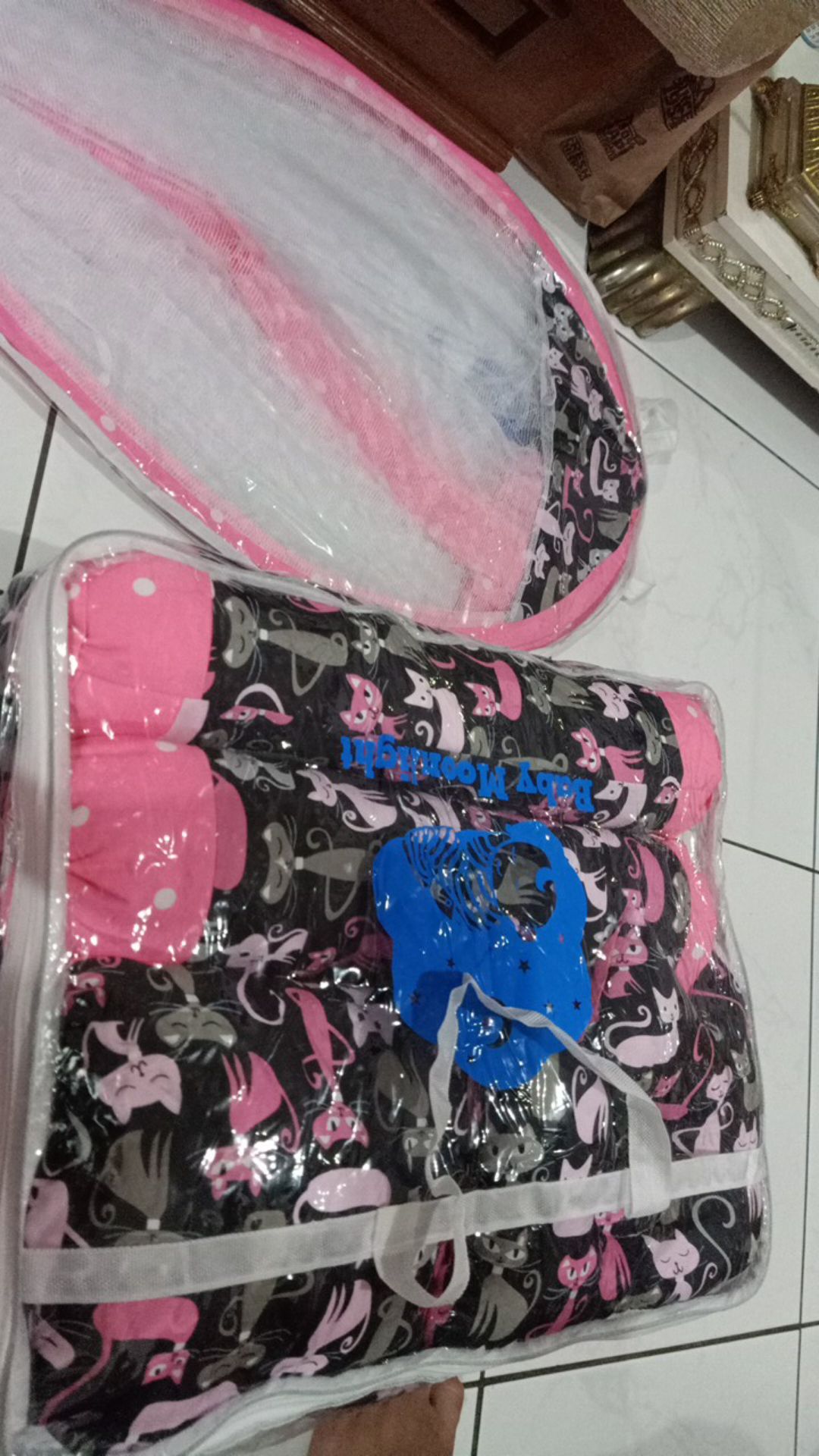 Bedding Set  - Pink Cat