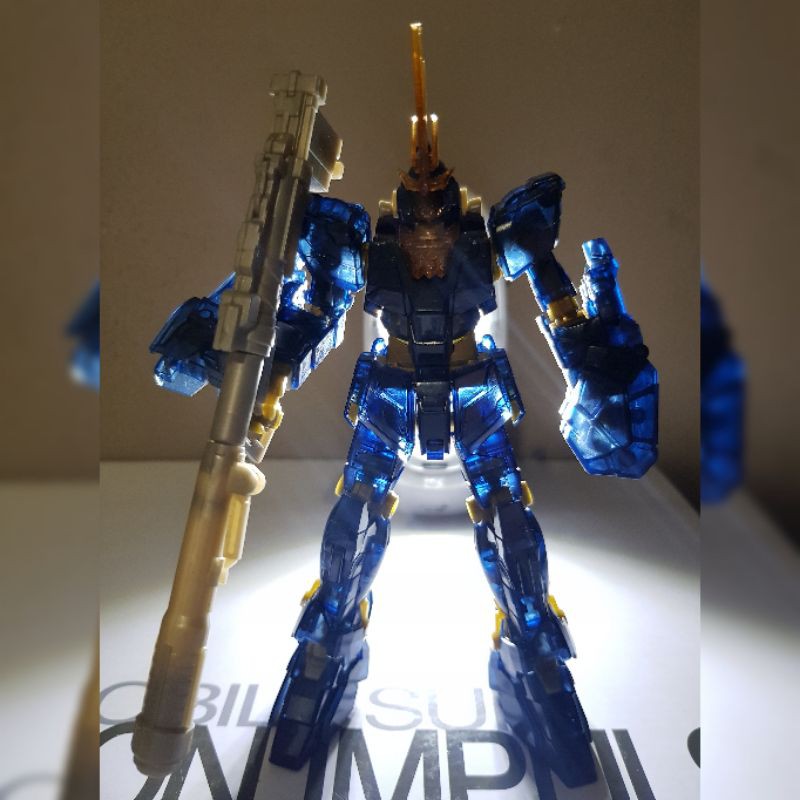HG HGUC 1/144 Banshee Unicorn Mode Clear (rakit)