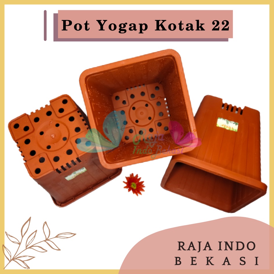 Rajaindobekasi Pot Yogap Kotak 22 Merah Bata Coklat Terraccota Terakota Orange Pot Yogap 10 13 15 17 18 19 25 30 Pot Yogap Lusinan Pot Kotak Panjang Tinggi Pot Segi Persegi Empat Hias Panjang Plastik