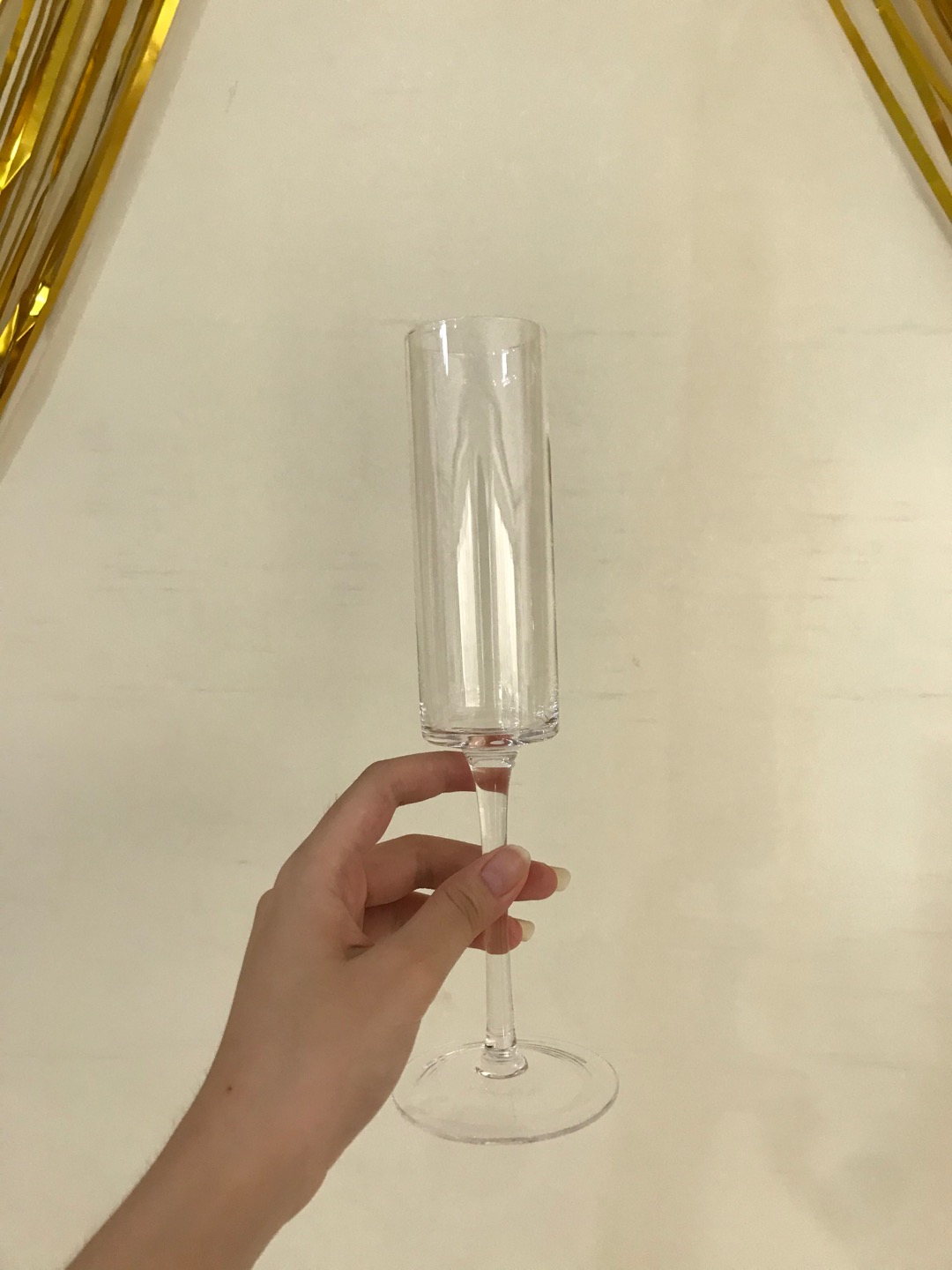 Brewsuniq - 180cc Edge Flute Champagne Glass 065 / Gelas