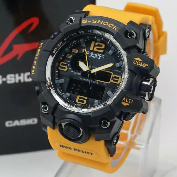 BARU BESTSELLER JAM TANGAN SPORT PRIA G-SHOCK GWG 1000 YELLOW HIGH QUALLITY