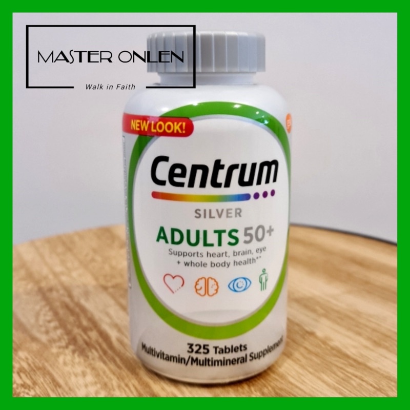 Centrum Silver Adult 50+ 325 tablet Multivitamin bukan mature