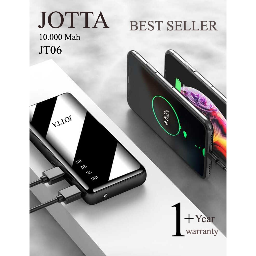 TERMURAH HARGA LEBARAN Powerbank JOTTA JT11 Kapasitas 15.000 Mah Original garansi resmi 1Tahun Plus.