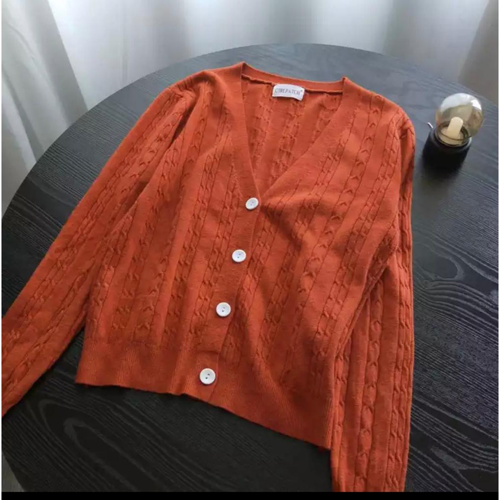 KALILA - SYIFA CABLE Cardy Cardigan Rajut Wanita Dewasa | Kardigan Rajut Wanita PREMIUM