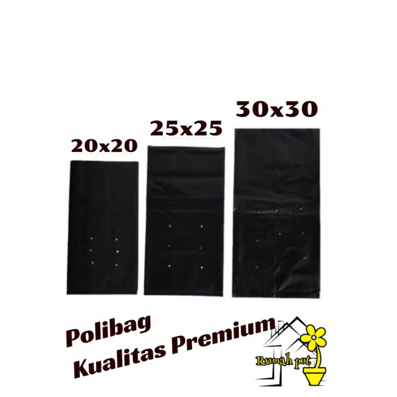 POLIBAG 20x20 25x25 30x30 35x35