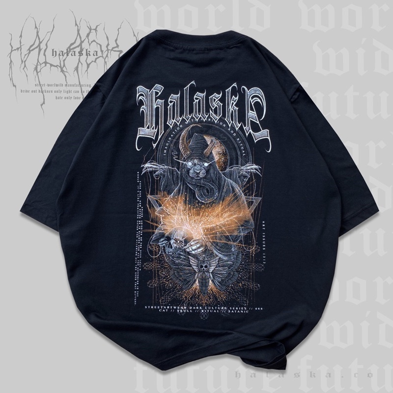 BAJU KAOS SABLON OVERSIZE/ OVERSIZE T-SHIRT HALASKA