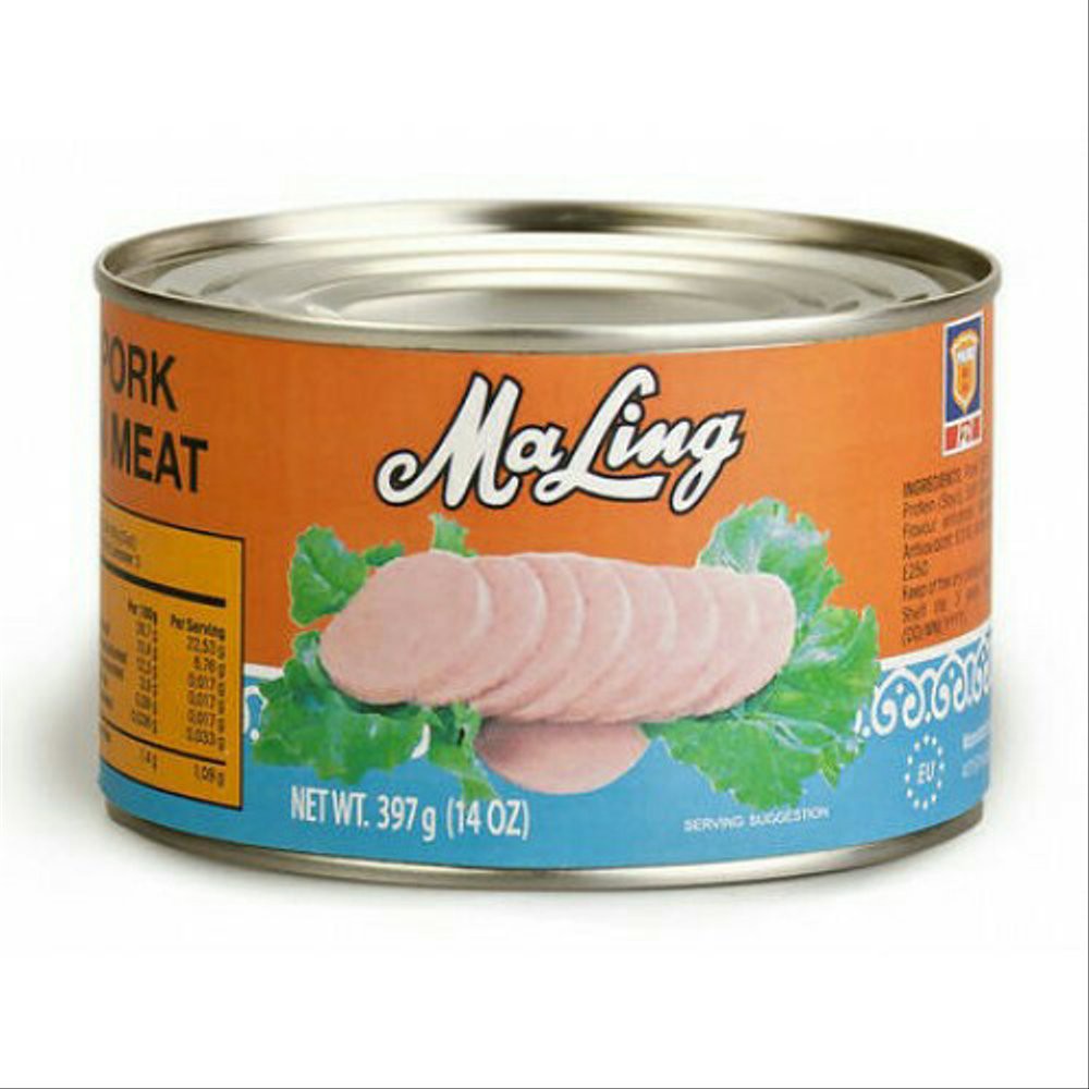 

Ma Ling TTS 397gr Luncheon Pork Meat / Ham Daging Babi Maling NON HALAL