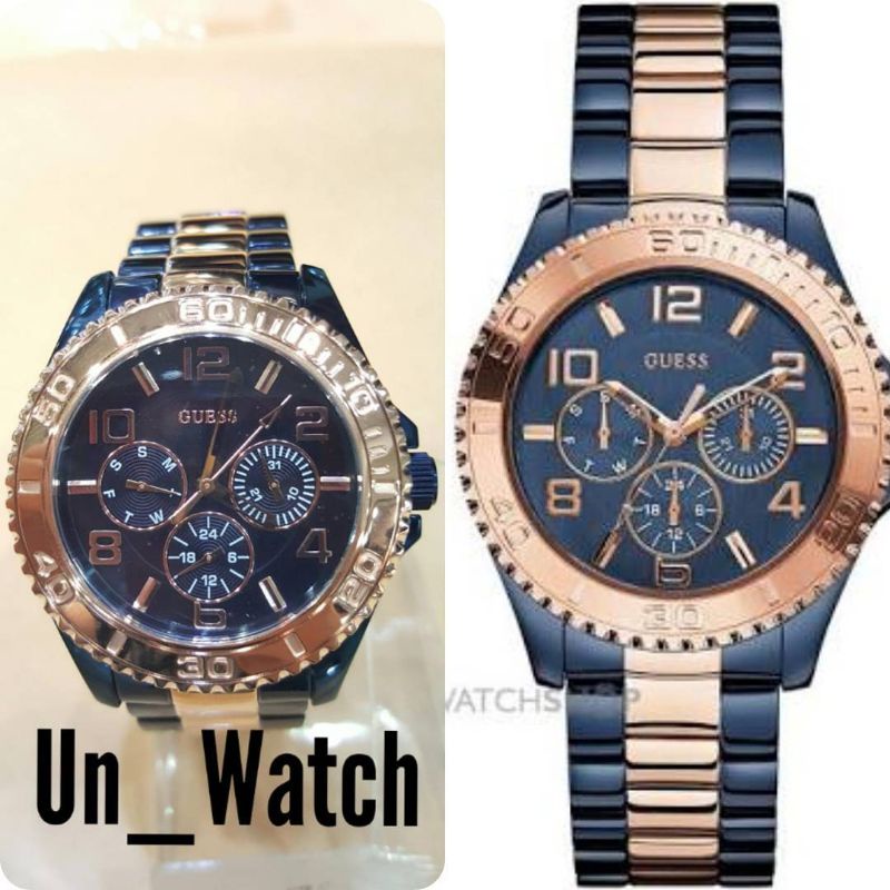 Jam Tangan Wanita Merk Guess Original W0231L6 Stainless Free Box