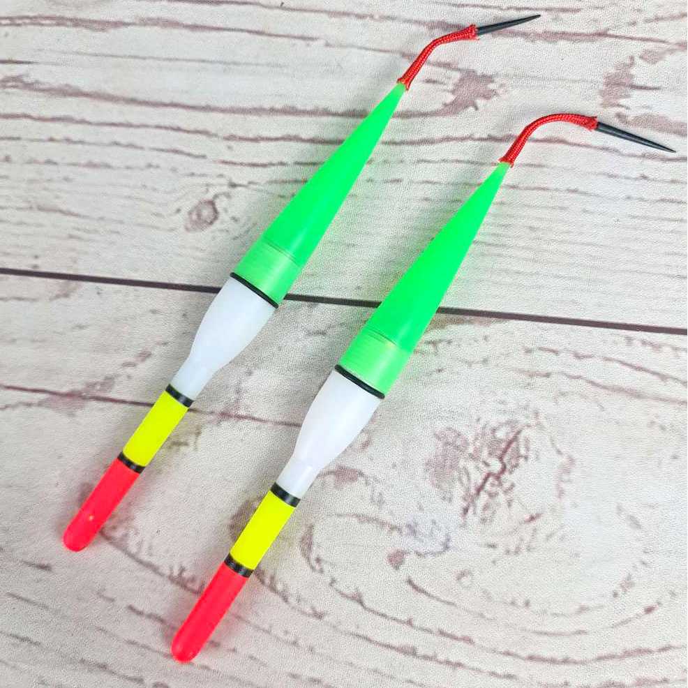 GIJ - TONQUU Pelampung Umpan Pancing LED Fishing Floats Bait 2 PCS