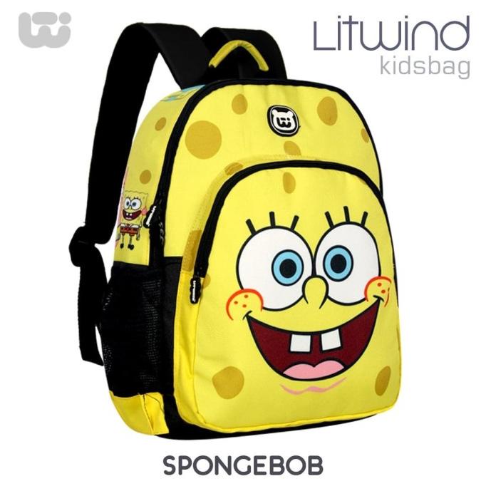 Tas Anak Karakter SPONGEBOB Tas Sekolah Anak SD Terbaru Tas Ransel